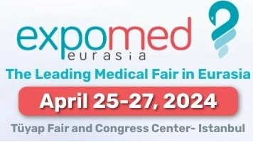 Vitrines duradouras de tit&acirc;nio na Expomed Eurasia 2024