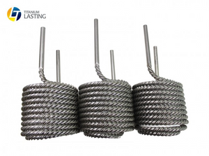 Tubo espiral de titanio